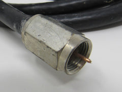 Standard Coaxial Cable Wire 40 Inches RG6 F Type Male -- Used