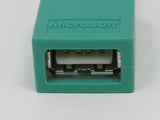 Microsoft PS2 6-Pin-Mini Port to USB-A Adapter Male Female -- Used