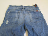 7 For All Mankind Jeans Crop Boy Cut Size 29 Cotton Female P109203S-203S -- Used