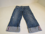 7 For All Mankind Jeans Crop Boy Cut Size 29 Cotton Female P109203S-203S -- Used