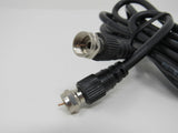 Standard Coaxial Cable Wire 5.5ft RG6 F Type Male -- Used