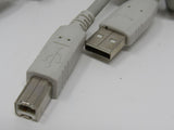 Standard USB Type A 2.0 to Type B 2.0 Cables Lot of 3 3 ft -- Used