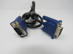 Standard VGA Computer Monitor Cable HD15 5.5ft Male -- Used