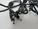 Standard Power Adapter Cables Black End Lot of 6 30 in -- Used