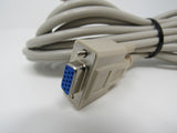 Standard VGA Computer Monitor Cable HD15 10ft Female -- Used