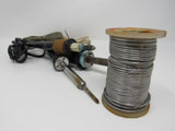 Craftrite/Weller/MultiCore 3 Size Soldering Irons and Wire Spool Alloy Sn60 -- Used