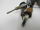 Craftrite/Weller/MultiCore 3 Size Soldering Irons and Wire Spool Alloy Sn60 -- Used