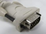 Standard VGA Computer Monitor Cable HD15 9ft Male -- Used