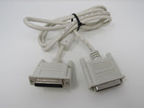 Standard DB25 25 Pin Serial Cable 55 Inches Male Female -- Used