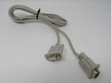 Standard DB9 Serial Port Cable 6.5ft Male Female -- Used