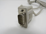 Standard DB9 Serial Port Cable 6.5ft Male Female -- Used