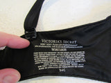 Victoria's Secret Bra Black Push-Up Nylon Female Size 34C 36007074 281356 -- Used