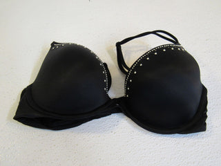 Victoria's Secret Bra Black Push-Up Nylon Female Size 34C 36007074 108