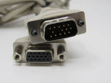 Standard VGA Computer Monitor Cable HD15 9.5ft Male -- Used