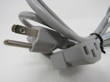 Standard Power Cord Angled End 7ft NEMA 5-15P IEC C13 -- Used