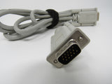 Standard VGA Computer Monitor Cable HD15 6ft Male -- Used