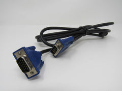 Standard VGA Computer Monitor Cable HD15 5.5ft Male -- Used