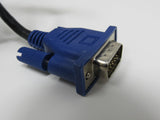 Standard VGA Computer Monitor Cable HD15 5.5ft Male -- Used