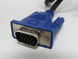 Standard VGA Computer Monitor Cable HD15 5.5ft Male -- Used