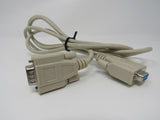 Standard DB9 Serial Port Cable 5.5ft Male Female -- Used