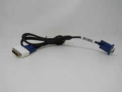 Standard VGA Computer Monitor HD 15 to DVI Adapter Cable 5.5ft Male -- Used