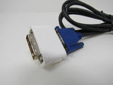 Standard VGA Computer Monitor HD 15 to DVI Adapter Cable 5.5ft Male -- Used