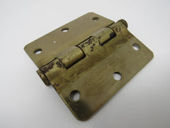 Standard Door Hinge 3 Hole 4-in Polished Brass -- Used