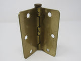 Standard Door Hinge 3 Hole 4-in Polished Brass -- Used