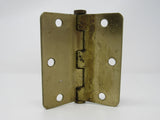 Standard Door Hinge 3 Hole 4-in Polished Brass -- Used