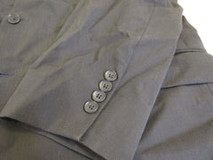 Alfani Mens Suit Navy Blue Mini Pin Stripe 38W X 32L Pants 44 Chest Wool -- Used