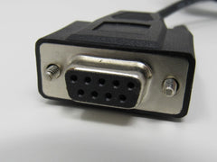 Standard DB9 Serial Port to 3.5-mm Headphone Jack 5.5ft Female -- Used