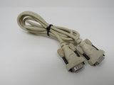 Standard VGA Computer Monitor Cable HD15 5.5ft Male -- Used