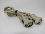 Standard VGA Computer Monitor Cable HD15 5.5ft Male -- Used