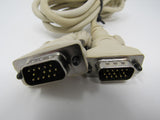 Standard VGA Computer Monitor Cable HD15 5.5ft Male -- Used