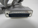 Standard DB9 Serial Port to DB 25 Serial Port Adapter Cable 5.5ft Male Female -- Used