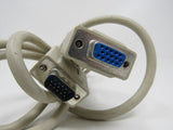 Standard VGA Computer Monitor Cable HD15 5.5ft Male Female -- Used