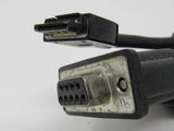 Standard DB9 Serial Port to Mobile Phone Adapter Cable 5.5ft Female -- Used