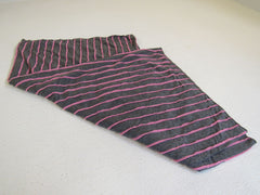 Target Scarf 31 1/2-in Grey & Pink Infinity Polyester Female Striped -- Used