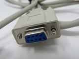 Standard DB9 Serial Port Cable 5.5ft Male Female -- Used