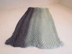 Target Scarf 34 1/2-in Green & Grey Infinity Metallic Acrylic Female -- Used