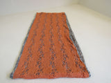 Designer Scarf 30-in Gray & Coral Infinity Female -- Used