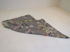 Designer Scarf 36-in Grey Infinity Floral Female -- Used