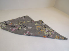 Designer Scarf 36-in Grey Infinity Floral Female -- Used