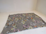 Designer Scarf 36-in Grey Infinity Floral Female -- Used