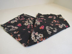 Designer Scarf 36-in Black Infinity Floral Female -- Used