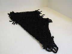 Designer Scarf 28-in Black Infinity Acrylic Female -- Used