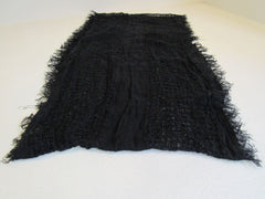 Designer Scarf 36-1/2-in Black Infinity Acrylic Female -- Used