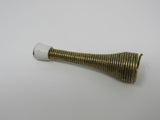 Designer Spring Door Stop 3-in Flexible Polished Brass -- Used