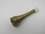 Designer Spring Door Stop 3-in Flexible Polished Brass -- Used