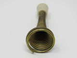 Standard Spring Door Stop 3-in Flexible Polished Brass -- Used